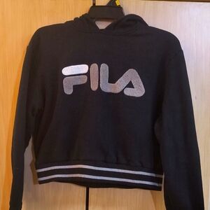 Fila Cropped Hooded Sweater